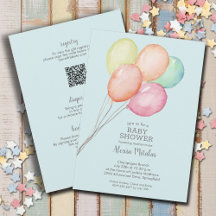 Waterverf Ballonnen Boy Baby Alles in één douche