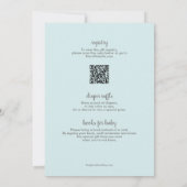 Waterverf Ballonnen Boy Baby Alles in één douche Kaart (Achterkant)