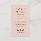 Waterverf-ballonnen gebeurtenissenplanner visitekaartje (Achterkant)