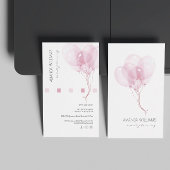 Waterverf-ballonnen gebeurtenissenplanner visitekaartje