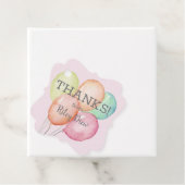 Waterverf ballonnen Hartelijk dank Bedankjes Labels (In situ)