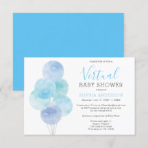 Waterverf-ballonnen - Virtuele Baby shower