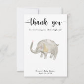 Waterverf ballonolifant bedankt (Voorkant)