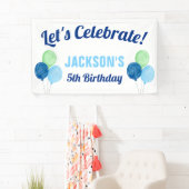 Waterverf ballons Boy Birthday Spandoek (Insitu)
