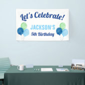 Waterverf ballons Boy Birthday Spandoek (Beurs)