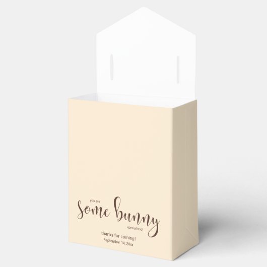 Waterverf Balloon Bunny Baby shower Party Favoriet Bedankdoosjes (Geopend)