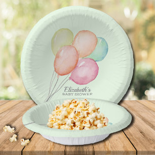 Waterverf Balloons Baby shower Unisex Papieren Kommen