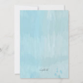 Waterverf Balloons Invitation Kaart (Achterkant)