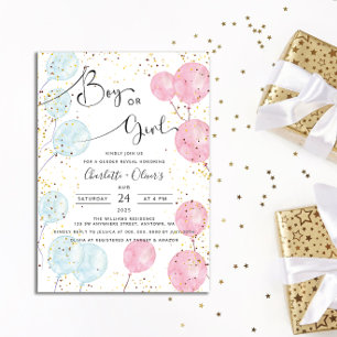 Waterverf Balloons Kaart