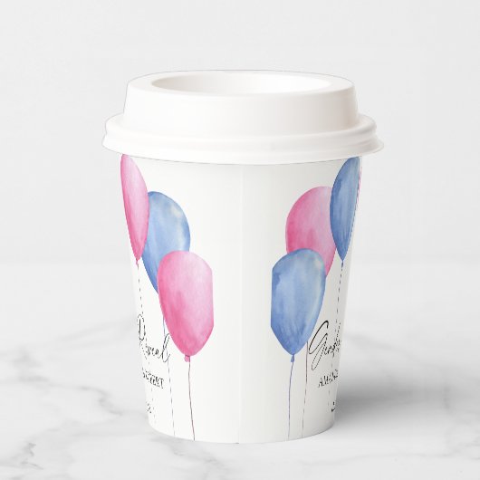 Waterverf Balloons Papieren Bekers (Rechts)