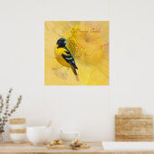 Waterverf Baltimore Oriole Poster (Keuken)