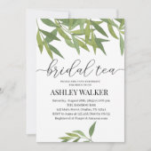 Waterverf bamboe bladeren Vrijgezellenfeest Kaart (Voorkant)