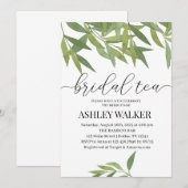 Waterverf bamboe bladeren Vrijgezellenfeest Kaart (Voorkant / Achterkant)