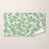 Waterverf Bamboe Leaf Branches Vines Forest Bad Handdoek (Handdoek)