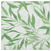 Waterverf Bamboe Leaf Branches Vines Forest Stof (Swatch)