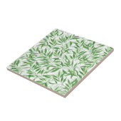 Waterverf Bamboe Leaf Branches Vines Forest Tegeltje (Zijkant)