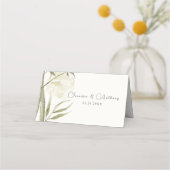 Waterverf Bamboeboom Plaatskaartje (Achterkant)