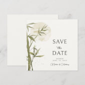Waterverf Bamboo Save The Date (Voorkant / Achterkant)