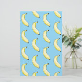 waterverf banaan briefpapier (Staand voorkant)