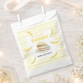 Waterverf Banaan Cake Verjaardagsfeestje Bedankzakje