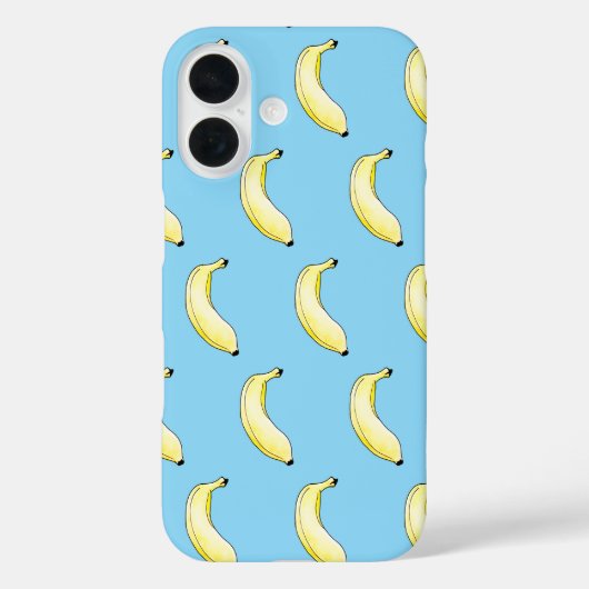 waterverf banaan Case-Mate iPhone case (Achterkant)