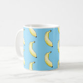 waterverf banaan koffiemok (Voorkant links)