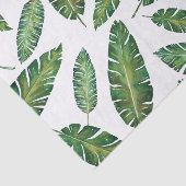 Waterverf banaan verlaat tropisch zomerpatroon tissuepapier (Detail)