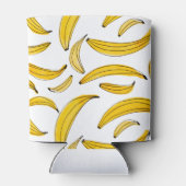 Waterverf bananen - geel blikjeskoeler (Achterkant)