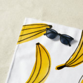 Waterverf bananen - geel strandlaken (In situ)