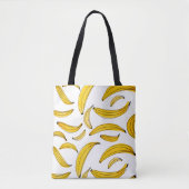 Waterverf bananen - geel tote bag (Voorkant)