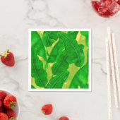 Waterverf bananenbladeren servet (Insitu)