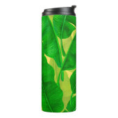Waterverf bananenbladeren thermosbeker (Gedraaid links)