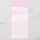 Waterverf banketbakker met bruidstaart LOGO Menu (Achterkant)