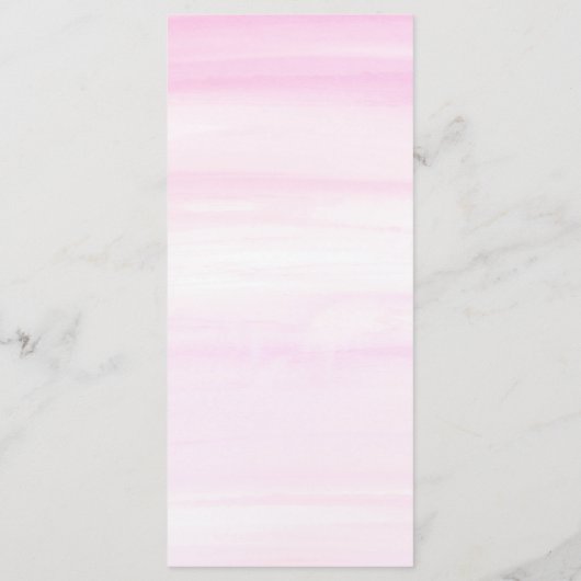 Waterverf banketbakker met bruidstaart LOGO Menu (Achterkant)