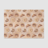 Waterverf banketbakkerij food brunch tissuepapier (Voorkant)