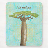 Waterverf Baobab-boom Muismat (Voorkant)