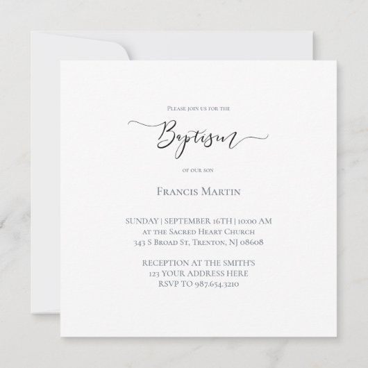 waterverf Baptisme Kaart (Achterkant)