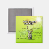 Waterverf Bar Cocktailrecept Magneet (Voorkant / Achterkant)