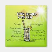 Waterverf Bar Cocktailrecept Magneet (Voorkant)