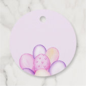 Waterverf Barly Wait Baby shower Bedankjes Labels (Achterkant)