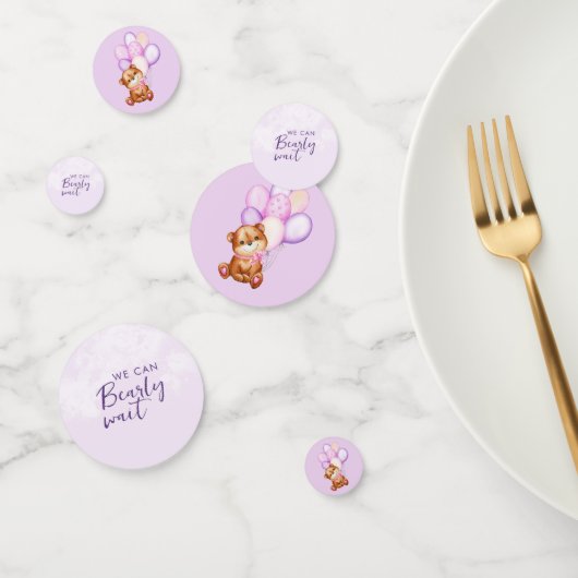 Waterverf Barly Wait Baby shower Confetti (Groep)