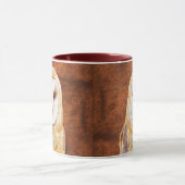 Waterverf Barn Owl Bird Animal Natuur art Mok (Midden)