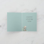 Waterverf Barn Owl Bird Gefeliciteerd Kaart (Binnen)