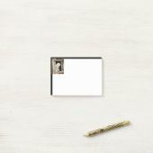 Waterverf Barn Owl Bird in Window Post-it® Notes (Op bureau)