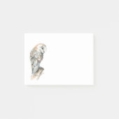 Waterverf Barn Owl Bird Natuur Art Post-it® Notes (Voorkant)