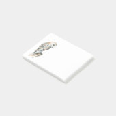 Waterverf Barn Owl Bird Natuur Art Post-it® Notes (Schuin)