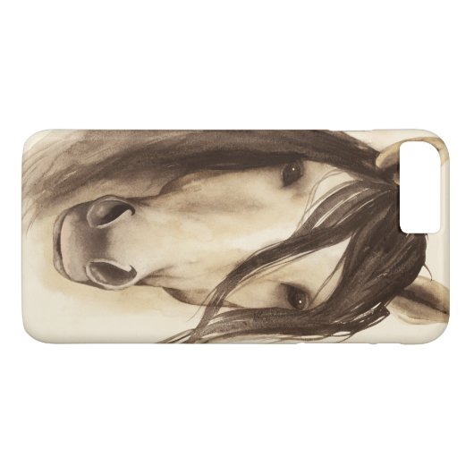 Waterverf Barndieren | Paarden Case-Mate iPhone Case (Achterkant (Horizontaal))