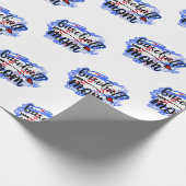 Waterverf Baseball Baseball Mam Cadeaupapier (Hoek)