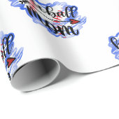 Waterverf Baseball Baseball Mam Cadeaupapier (Rol Hoek)