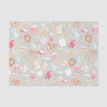 Waterverf Baseball Patroon